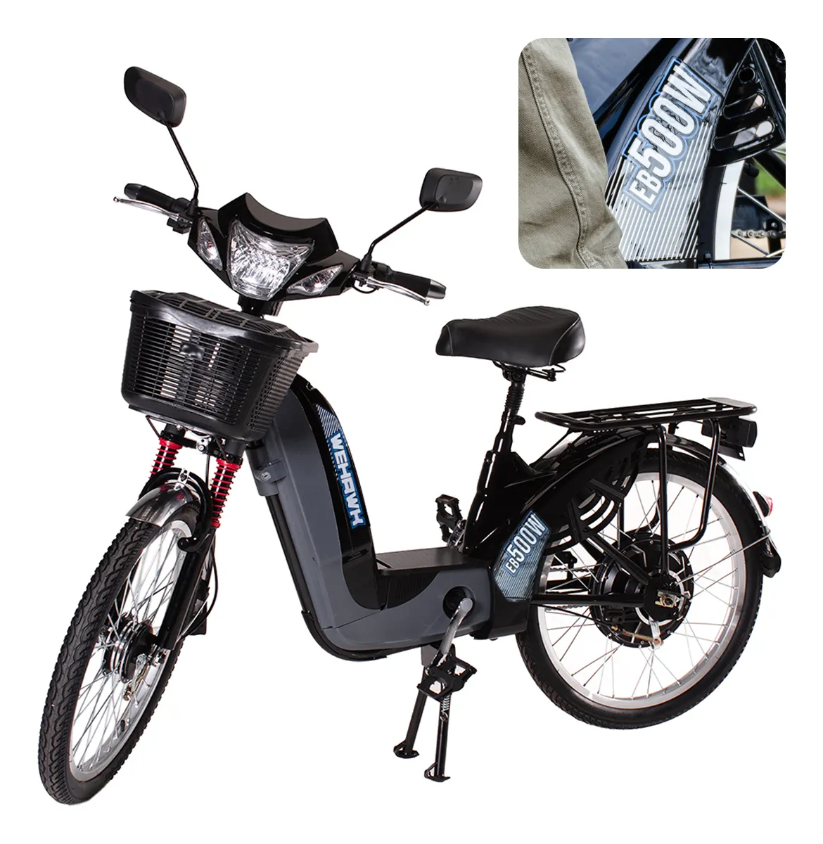 Bicicleta Elétrica 500w Sb500 Bike Scooter Wehawk