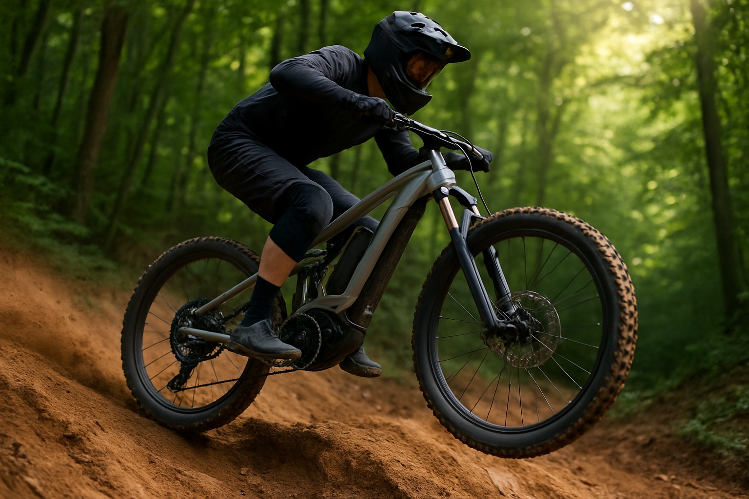 Mountain Bike Elétrica (E-MTB) Aventura em qualquer terreno