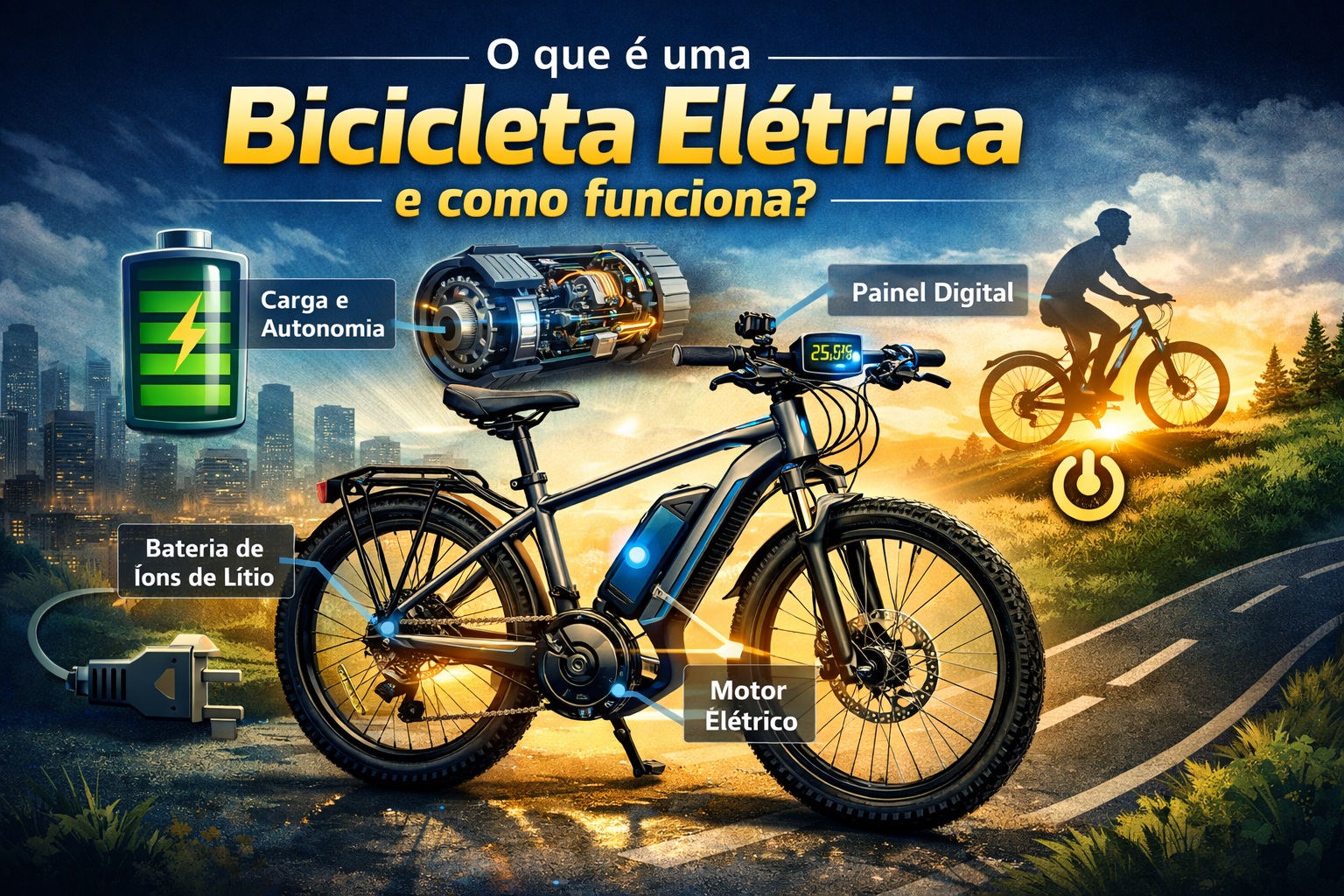 O que é uma bicicleta elétrica e como funciona?