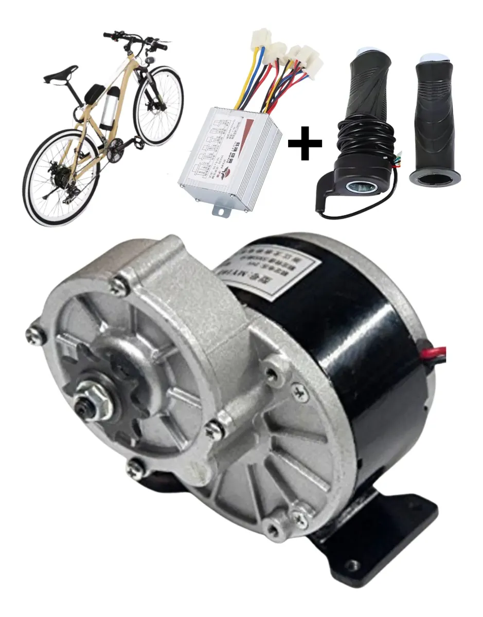 Kit Motor Elétrico 24v 350w Conversão Bicicleta Elétrica